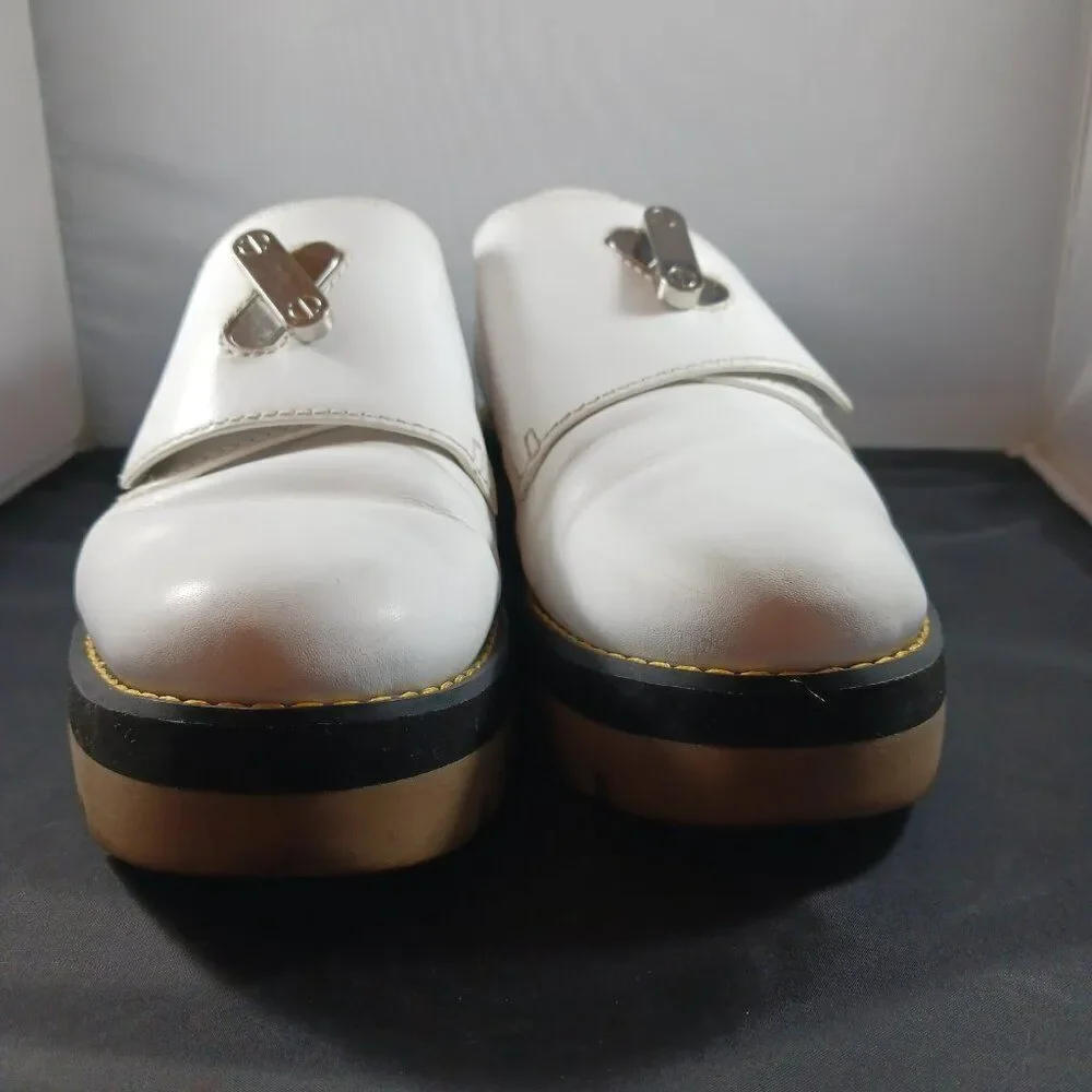 Alexander Wang Women's size 38 US size 7M White Platform Loafer Leather
